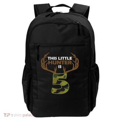 Funny 5th Birthday 5 Year Old Deer Hunter Gift For Backpack