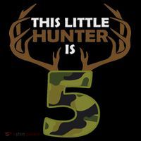 Funny 5th Birthday 5 Year Old Deer Hunter Gift For Mousepad thumb 1