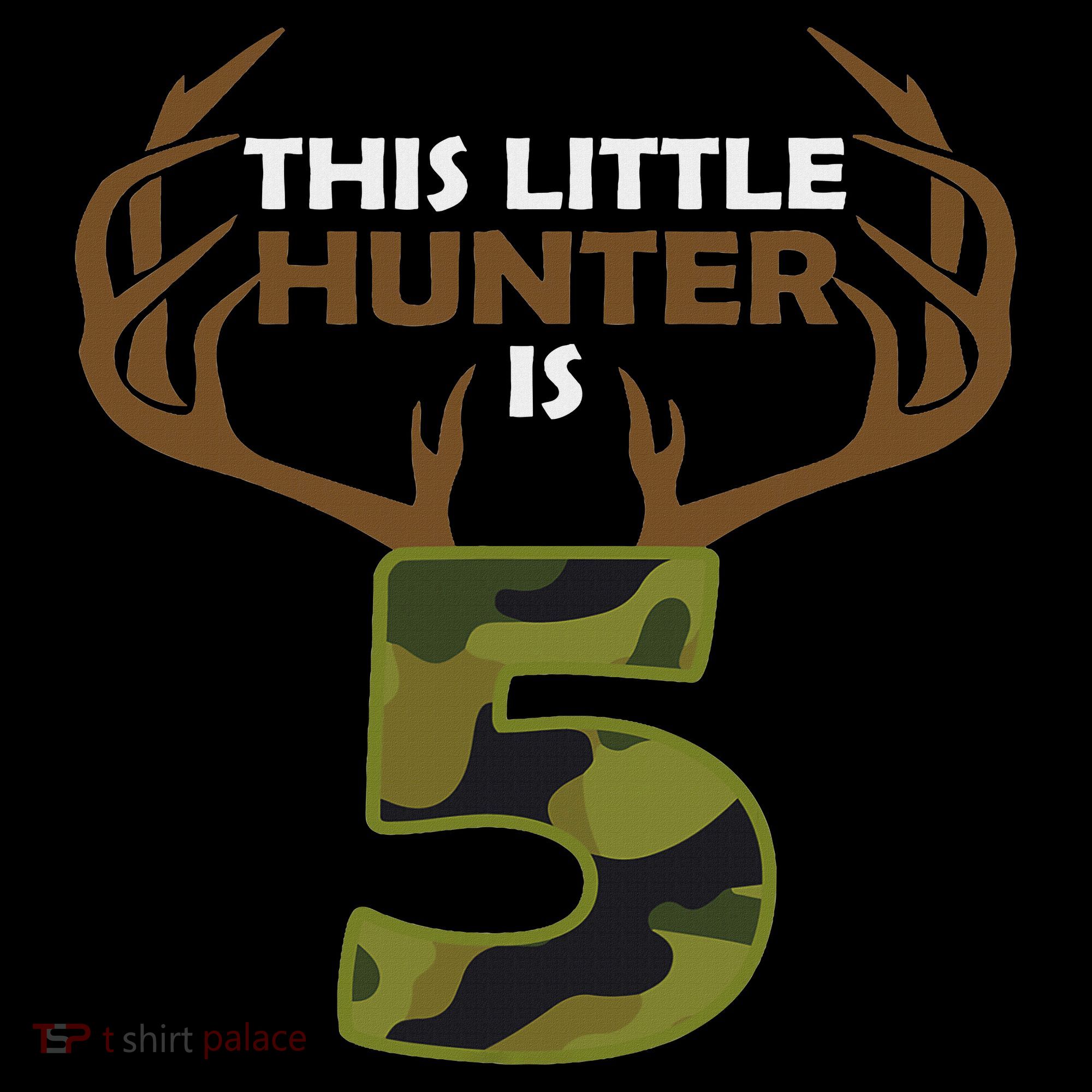 Funny 5th Birthday 5 Year Old Deer Hunter Gift For Mousepad