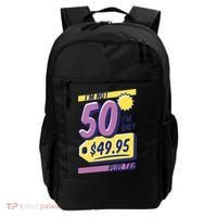 Funny 50th Birthday Plus Tax Backpack thumb 0