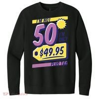 Funny 50th Birthday Plus Tax V.I.T. Fleece Crew Sweatshirt thumb 0
