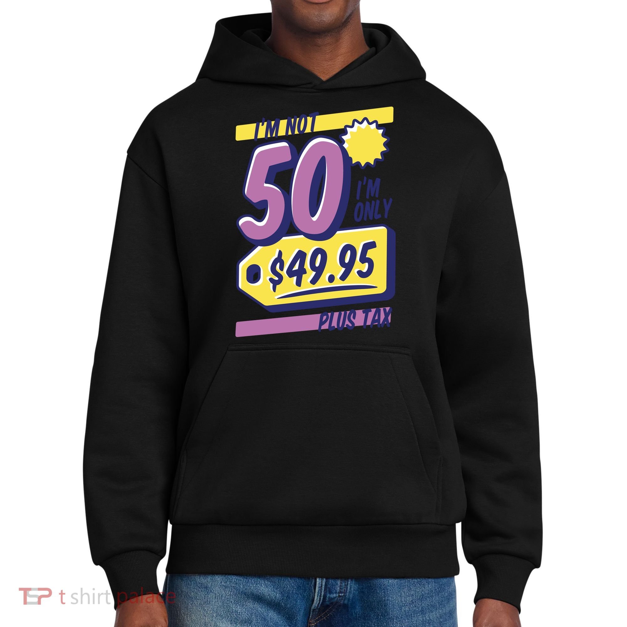 Funny 50th Birthday Plus Tax District V.I.T. Heavyweight Hoodie