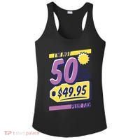 Funny 50th Birthday Plus Tax Ladies PosiCharge Competitor Racerback Tank thumb 0