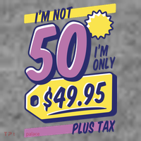 Funny 50th Birthday Plus Tax Hoodie thumb 7