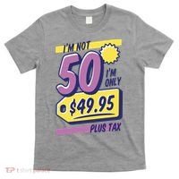 Funny 50th Birthday Plus Tax T-Shirt thumb 0