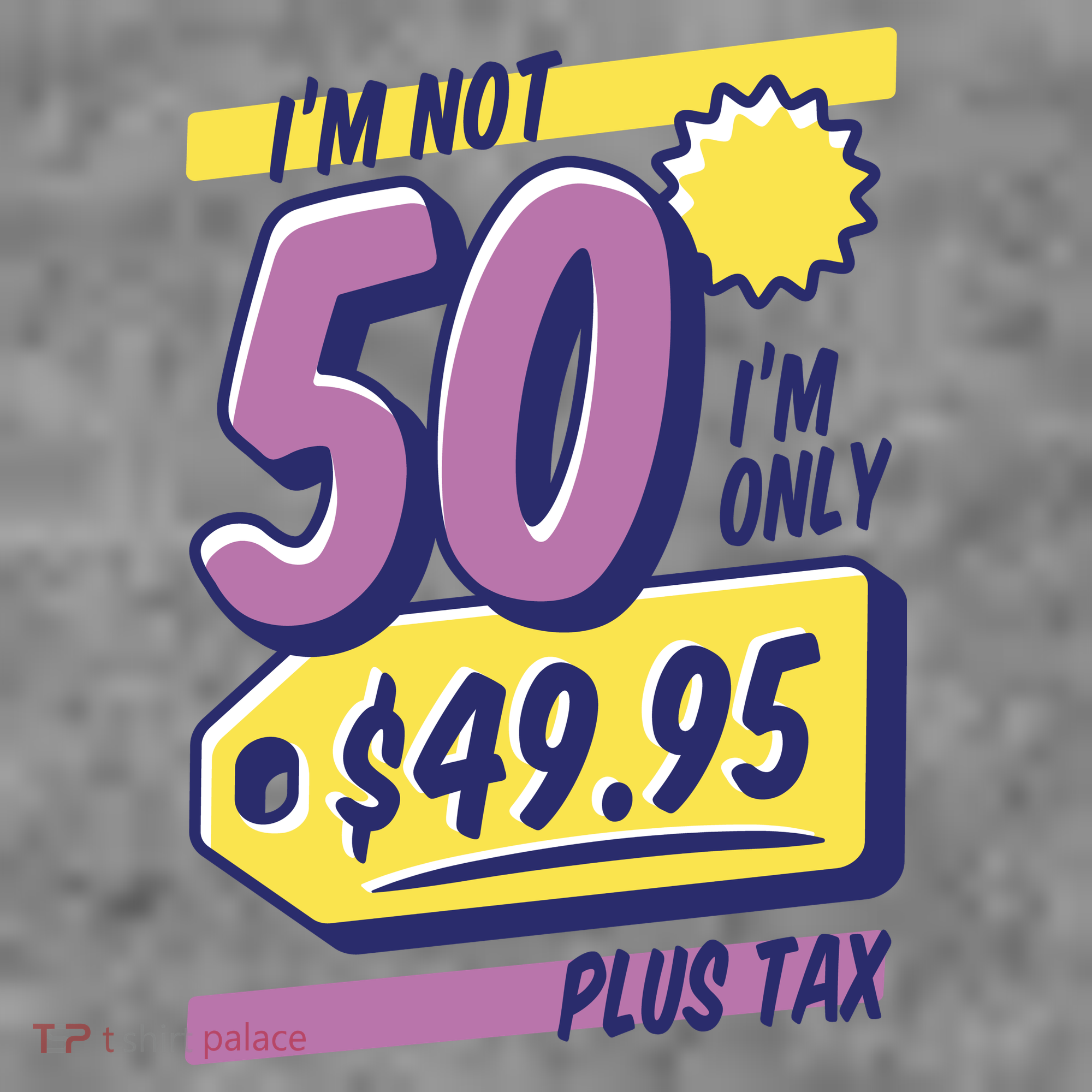 Funny 50th Birthday Plus Tax Sustainable Knit Beanie