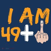 Funny 50th Birthday Gift I Am 49 Plus Middle Finger Tank Top thumb 6