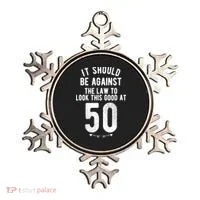 Funny 50th Birthday Gag Gift Idea 50 Year Old Joke Ornament thumb 0