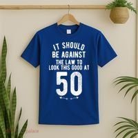 Funny 50th Birthday Gag Gift Idea 50 Year Old Joke T-Shirt thumb 2