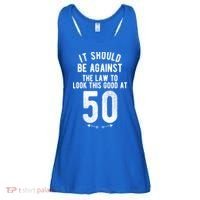 Funny 50th Birthday Gag Gift Idea 50 Year Old Joke Ladies Essential Flowy Tank thumb 0