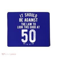 Funny 50th Birthday Gag Gift Idea 50 Year Old Joke Mousepad thumb 0