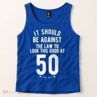 Funny 50th Birthday Gag Gift Idea 50 Year Old Joke Tank Top thumb 2