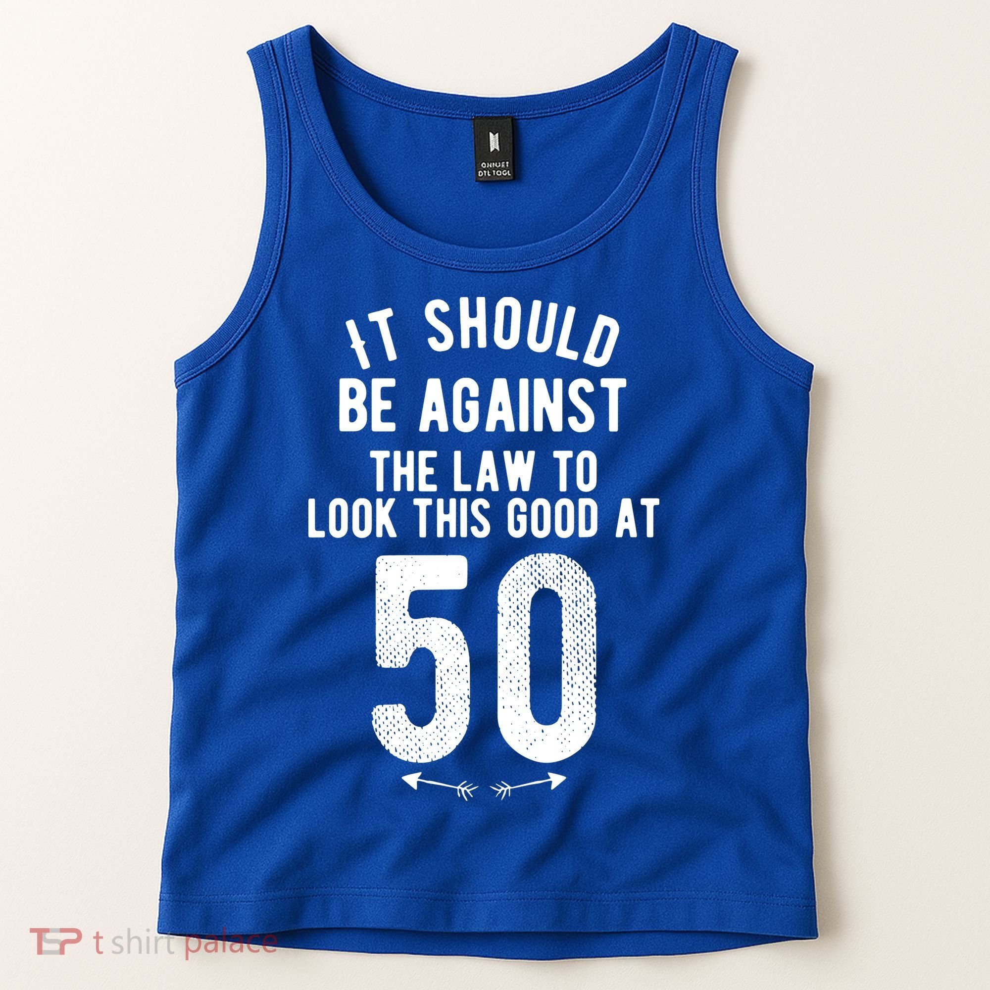 Funny 50th Birthday Gag Gift Idea 50 Year Old Joke Tank Top