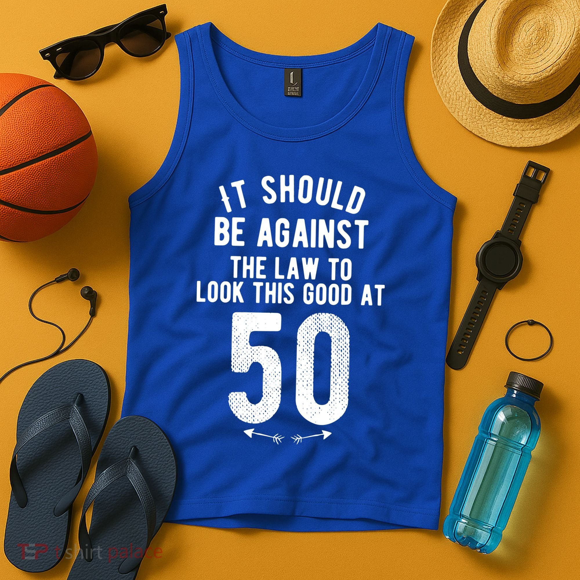 Funny 50th Birthday Gag Gift Idea 50 Year Old Joke Tank Top