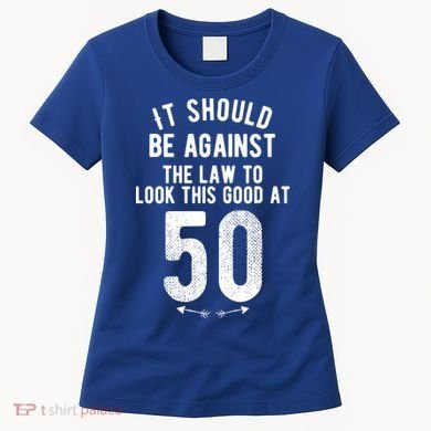 Funny 50th Birthday Gag Gift Idea 50 Year Old Joke Women's T-Shirt