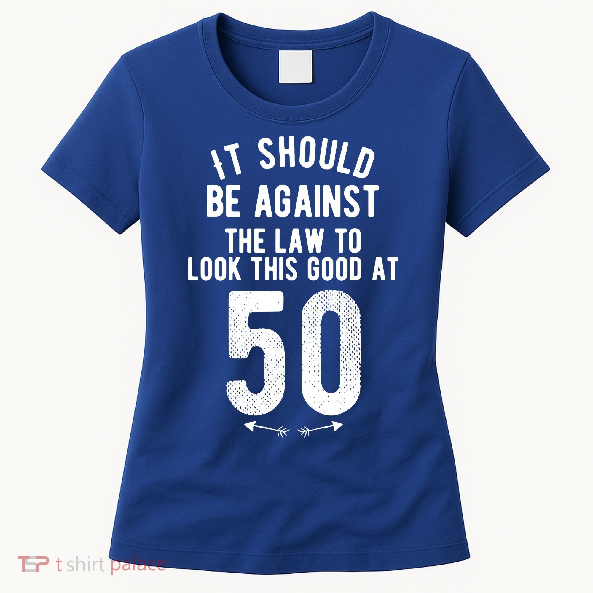 Funny 50th Birthday Gag Gift Idea 50 Year Old Joke Women's T-Shirt