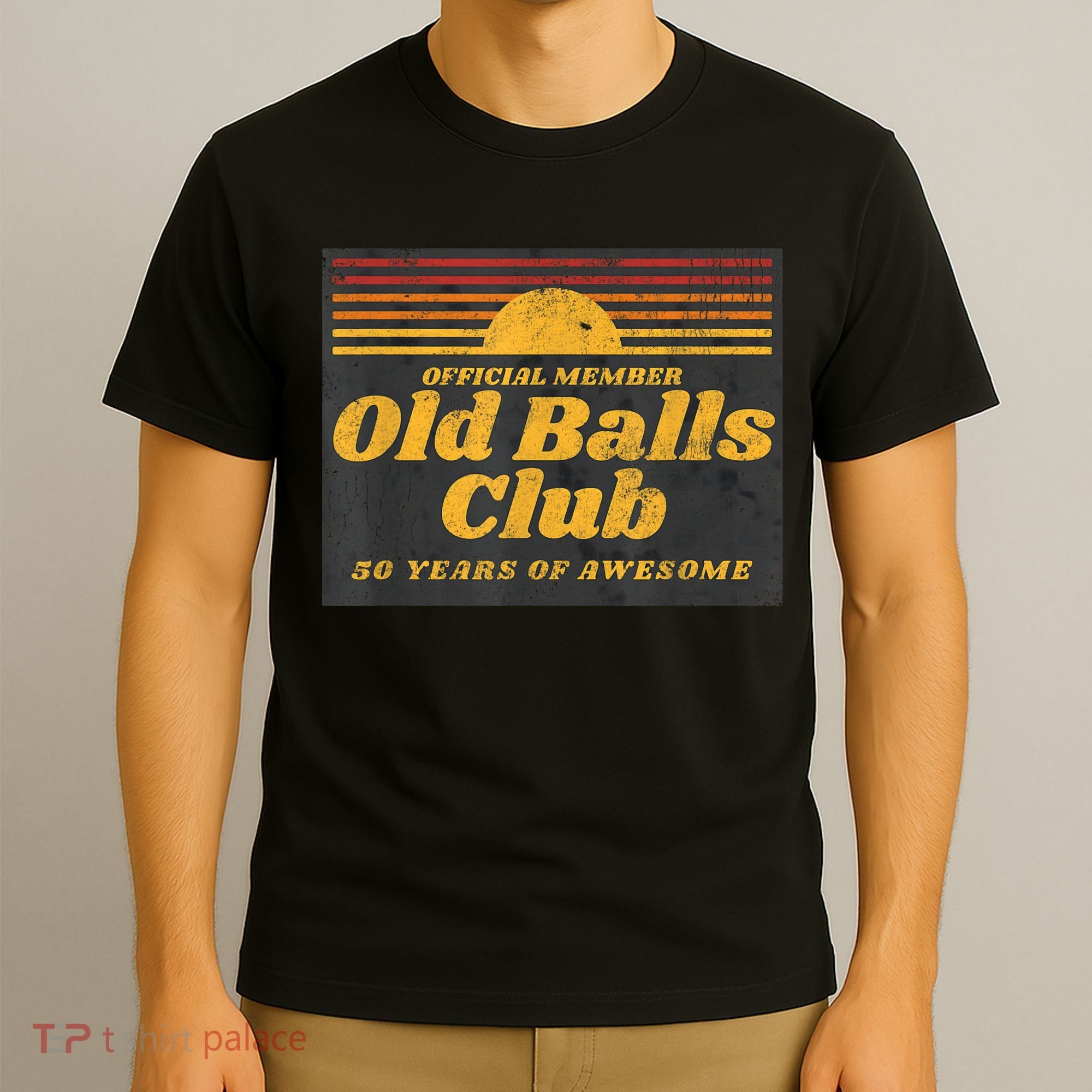  Funny 50th Birthday Old Balls Club 50 Years of Awesome T-Shirt