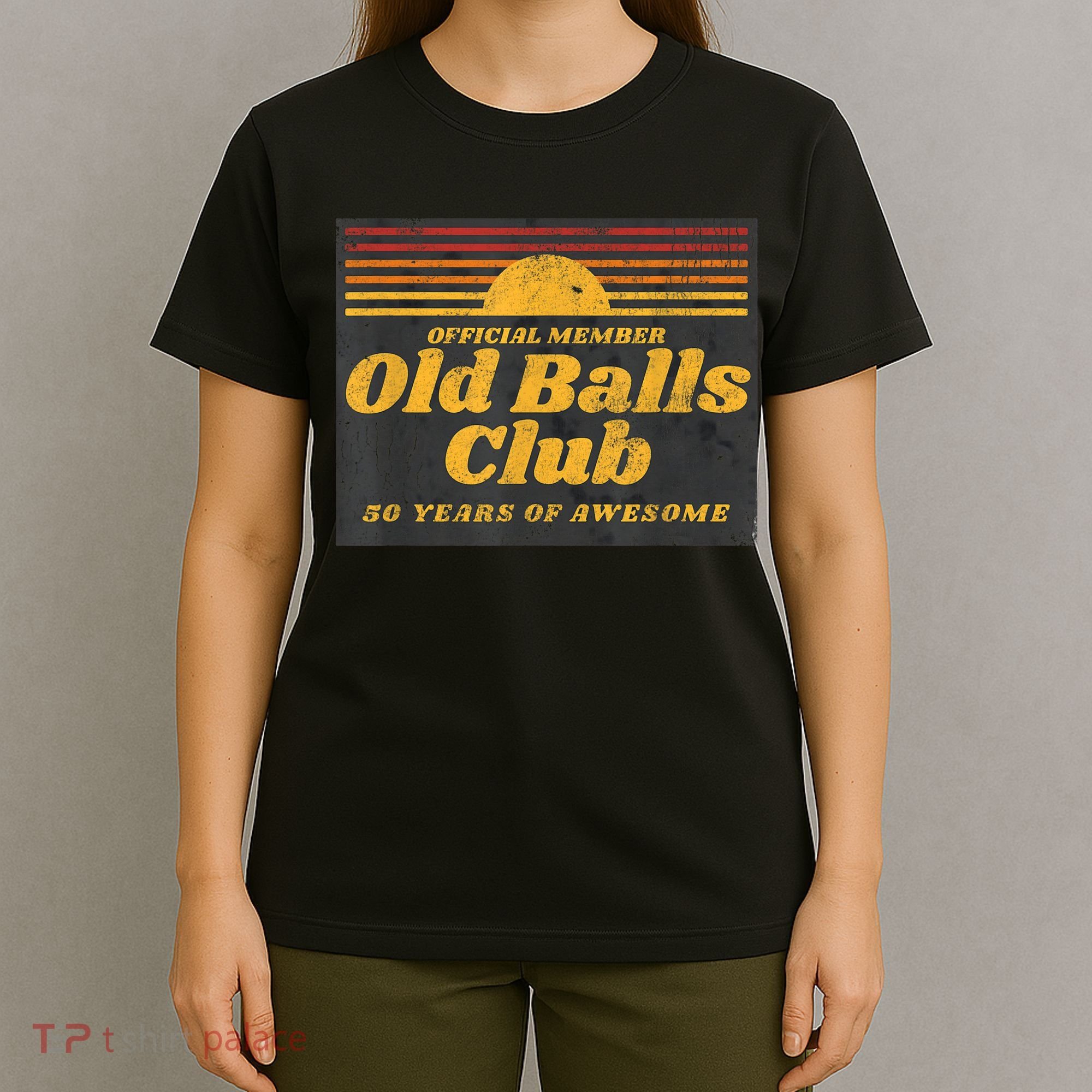  Funny 50th Birthday Old Balls Club 50 Years of Awesome T-Shirt