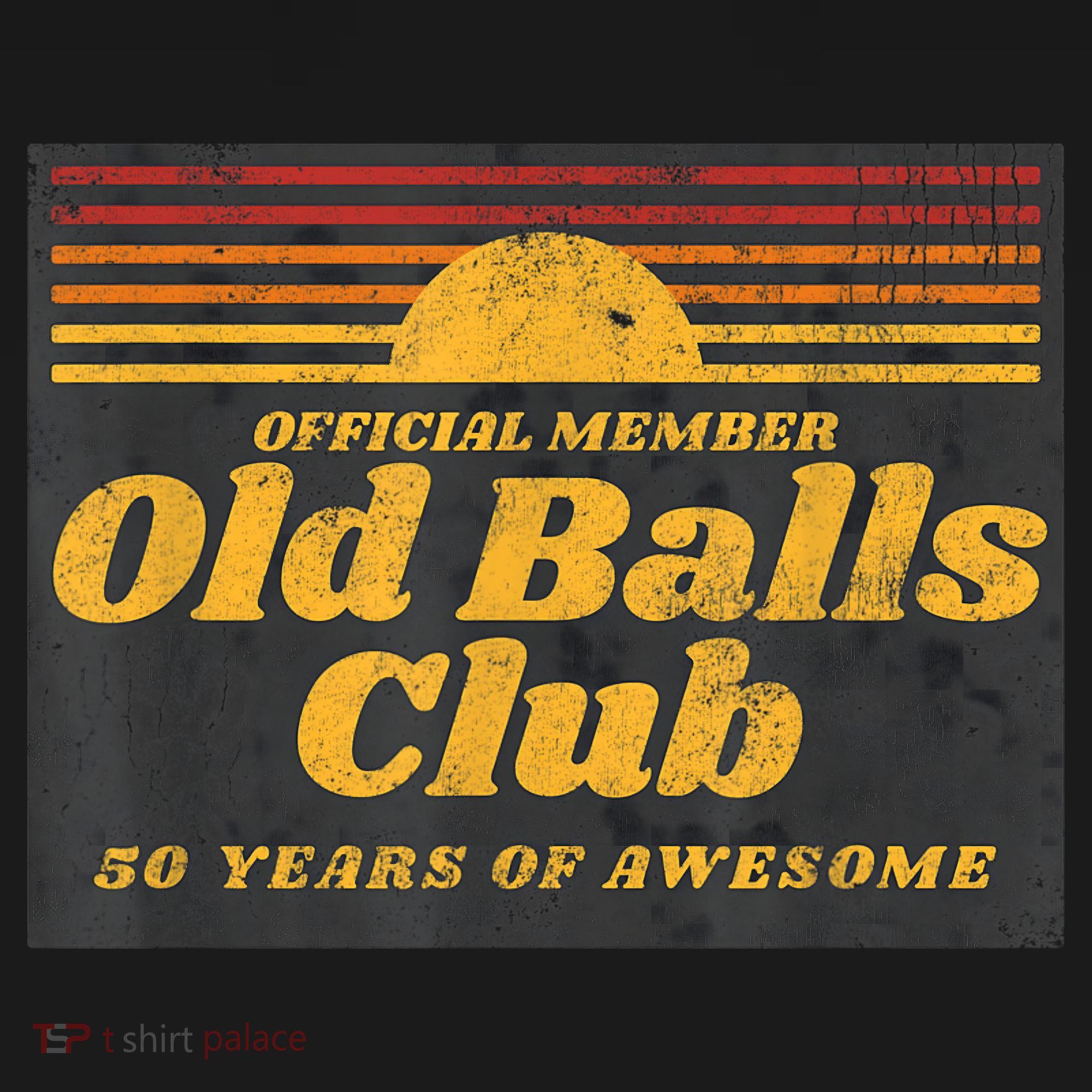  Funny 50th Birthday Old Balls Club 50 Years of Awesome Women's Hoodie