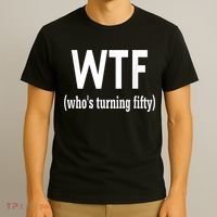Funny 50th Birthday Gift Who's Turning Fifty T-Shirt thumb 3
