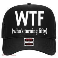 Funny 50th Birthday Gift Who's Turning Fifty Hat thumb 0
