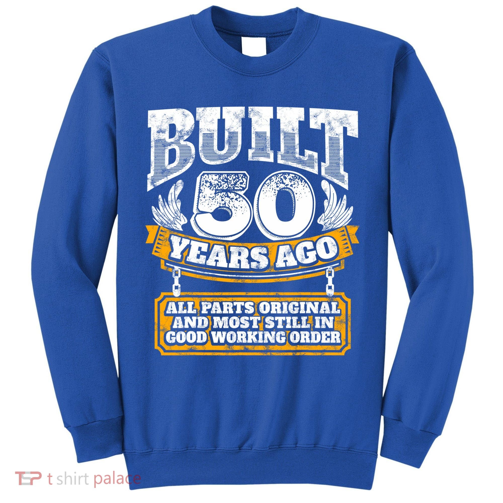 Funny 50th Birthday Gift BDay Gift Saying Age 50 Year Joke Tall Sweatshirt