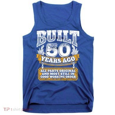 Funny 50th Birthday Gift BDay Gift Saying Age 50 Year Joke Tank Top