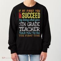 Funny 5th Grade Teacher Appreciation Gifts Women's Sweatshirt thumb 0