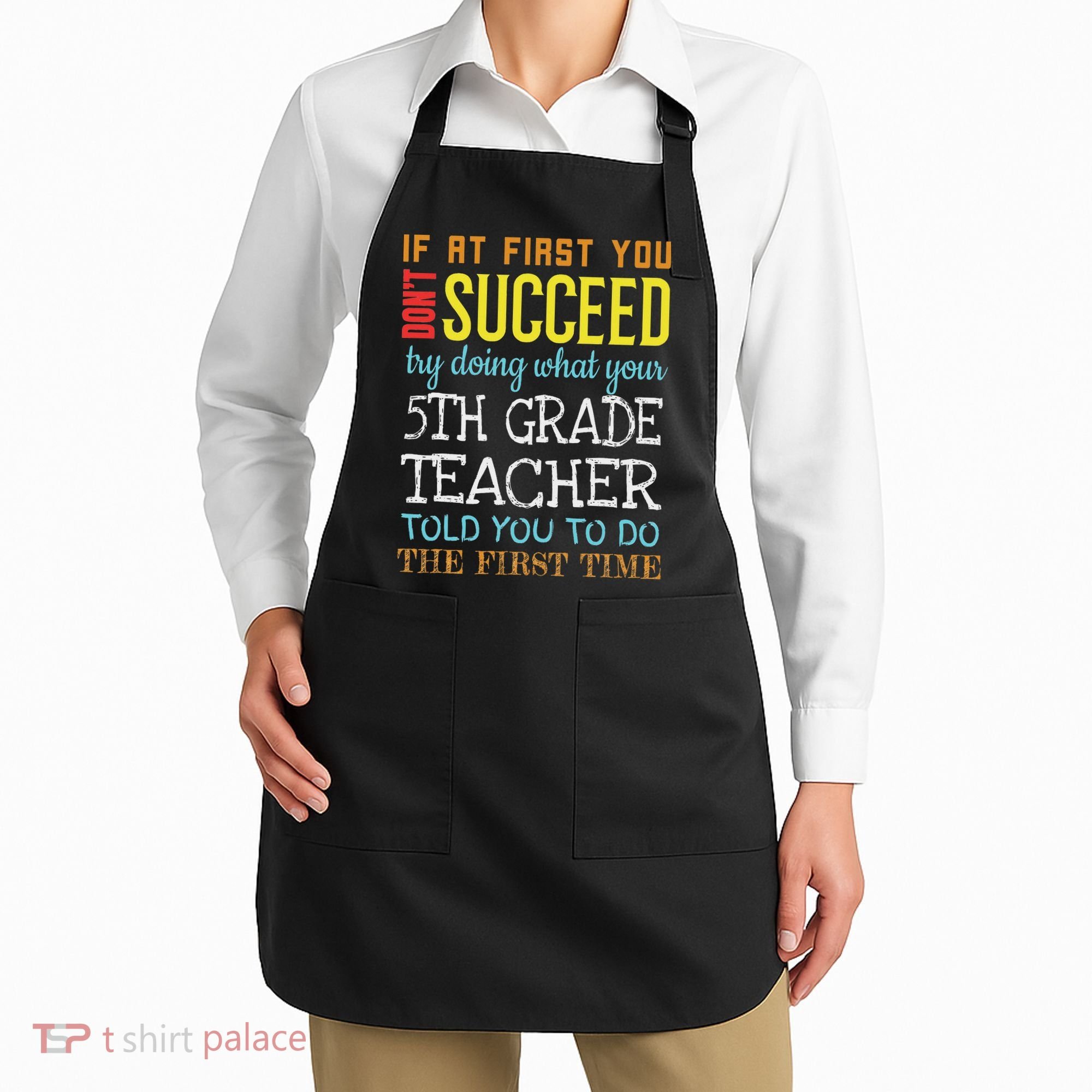 Funny 5th Grade Teacher Appreciation Gifts Apron