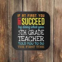 Funny 5th Grade Teacher Appreciation Gifts Coaster thumb 0