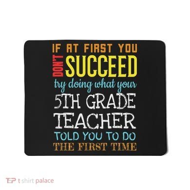 Funny 5th Grade Teacher Appreciation Gifts Mousepad
