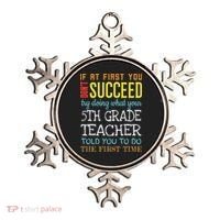 Funny 5th Grade Teacher Appreciation Gifts Ornament thumb 0