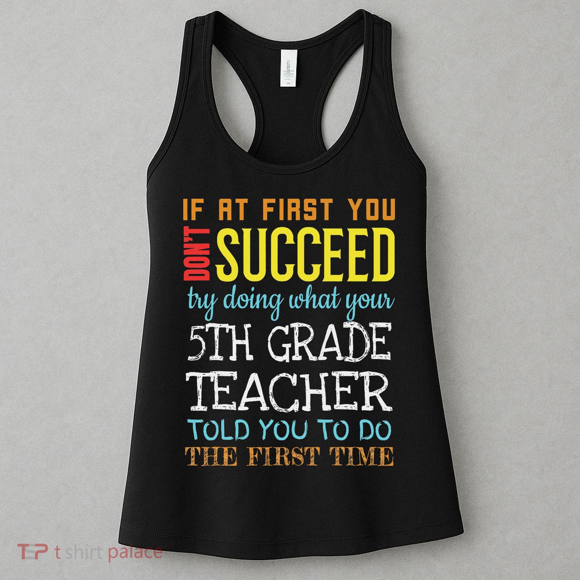 Funny 5th Grade Teacher Appreciation Gifts Women's Tank Top