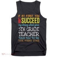 Funny 5th Grade Teacher Appreciation Gifts Tank Top thumb 0