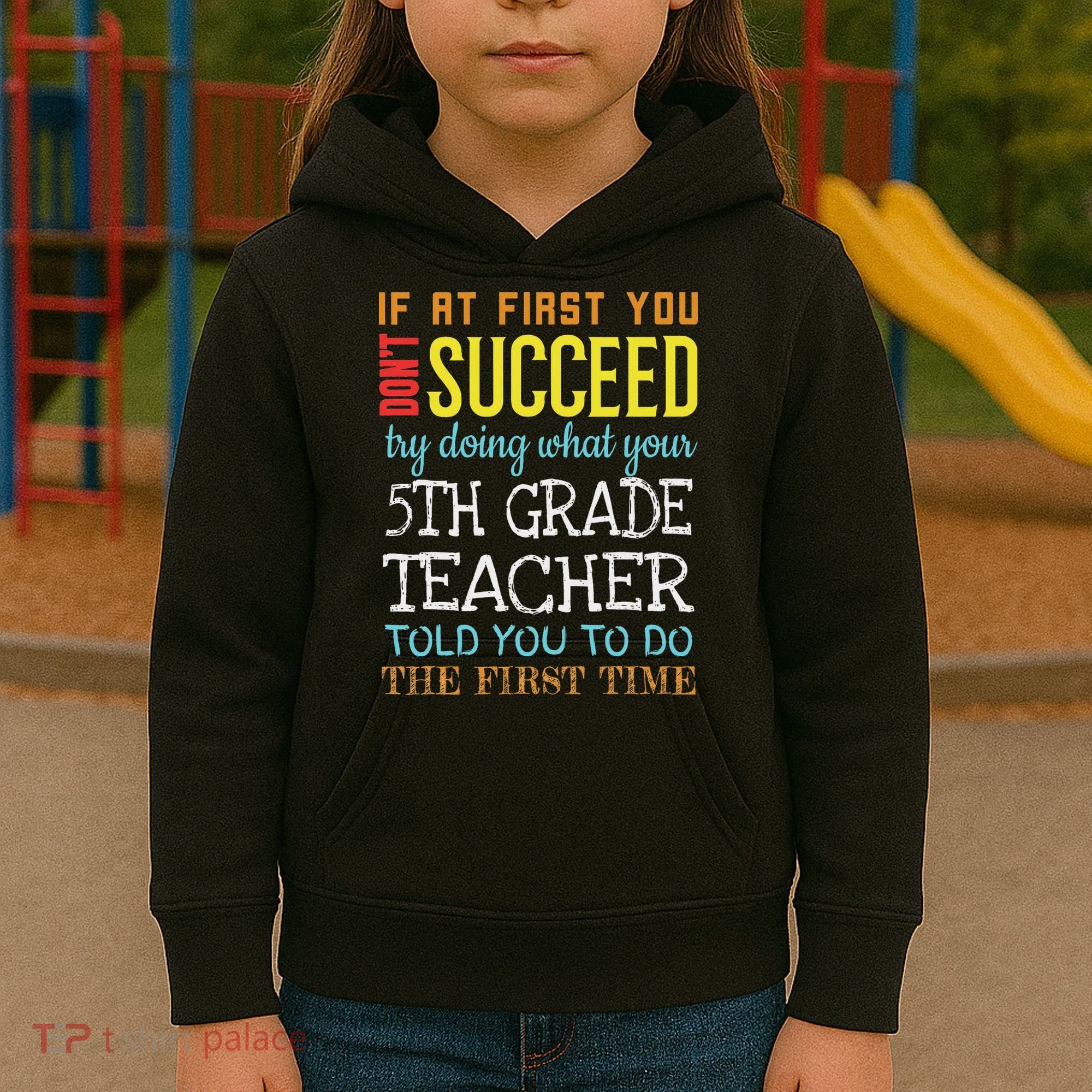 Funny 5th Grade Teacher Appreciation Gifts Kids Hoodie