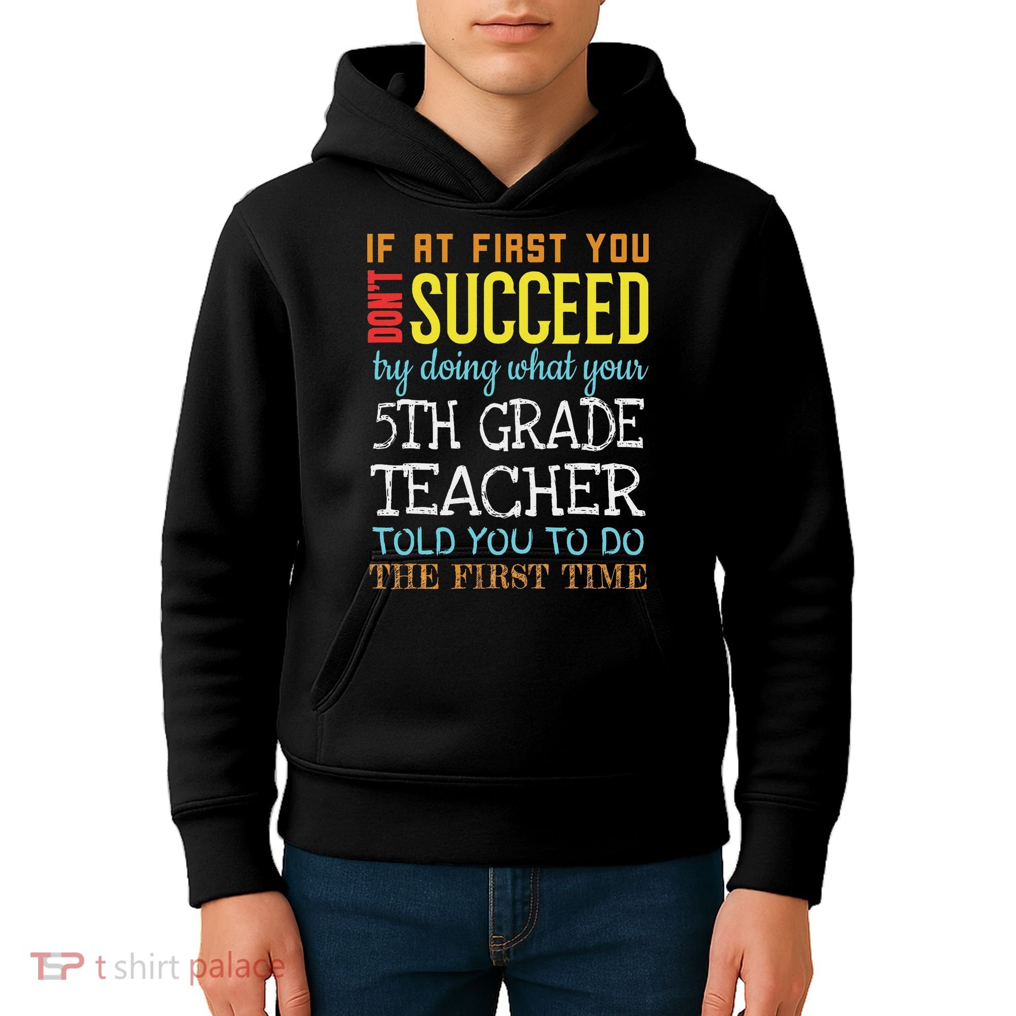 Funny 5th Grade Teacher Appreciation Gifts Kids Hoodie