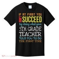 Funny 5th Grade Teacher Appreciation Gifts Kids T-Shirt thumb 0