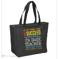 Funny 5th Grade Teacher Appreciation Gifts Tote Bag thumb 2