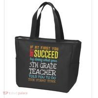 Funny 5th Grade Teacher Appreciation Gifts Tote Bag thumb 3