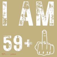 Funny 59 + One Middle Finger 60th Birthday Gifts For Wo Polo thumb 2