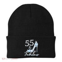 Fabolous 55th Years Old 55 Birthday Diamond Crown Shoes Beanie thumb 0