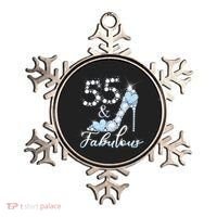 Fabolous 55th Years Old 55 Birthday Diamond Crown Shoes Ornament thumb 0