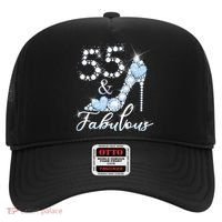 Fabolous 55th Years Old 55 Birthday Diamond Crown Shoes Hat thumb 0
