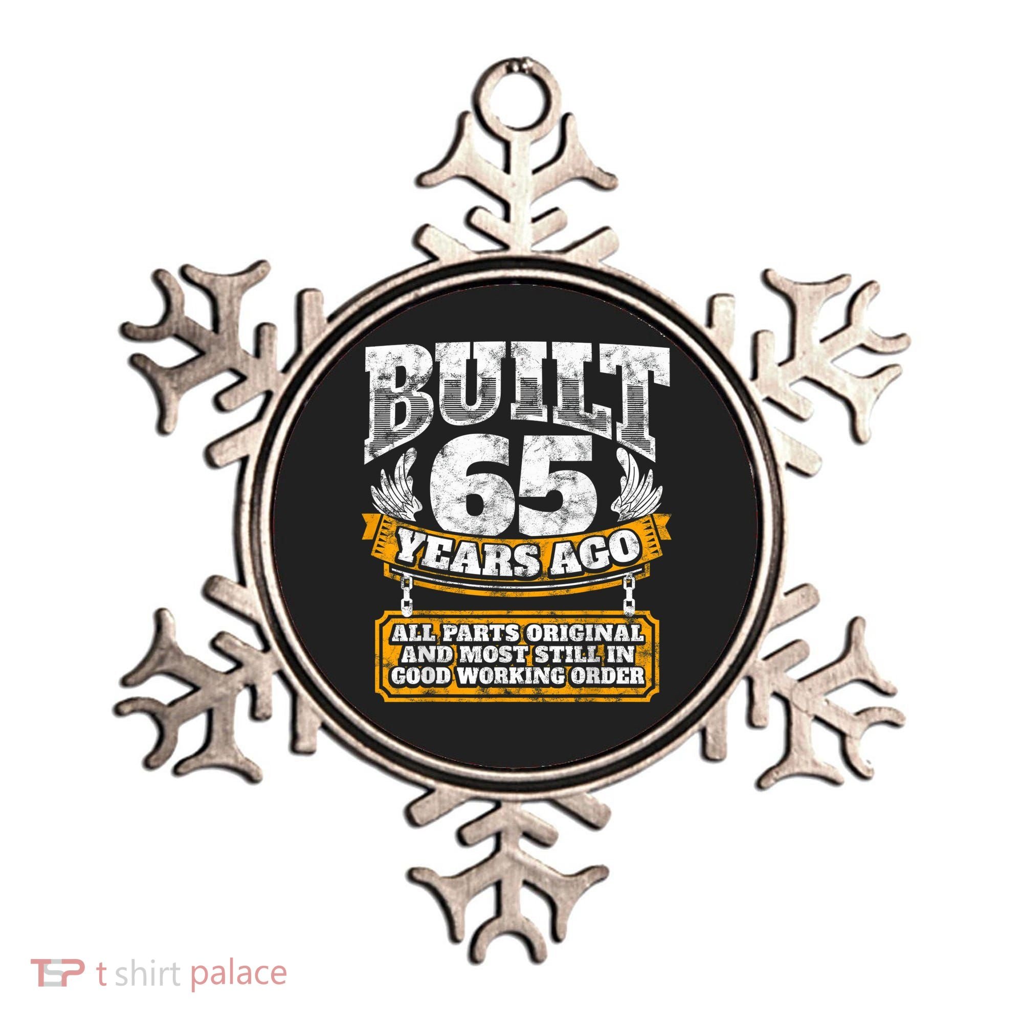 Funny 65th Birthday Shirt B-Day Gift Saying Age 65 Year Joke Ornament