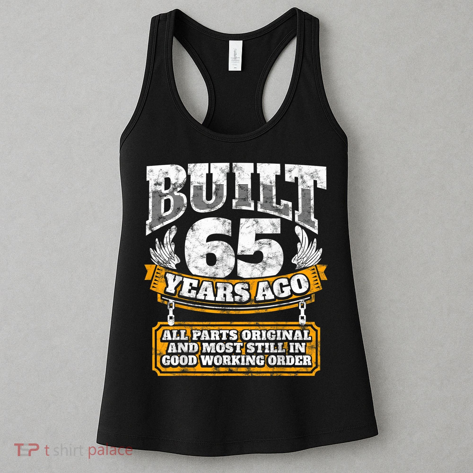 Funny 65th Birthday Shirt B-Day Gift Saying Age 65 Year Joke Women's Tank Top