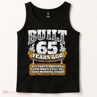 Funny 65th Birthday Shirt B-Day Gift Saying Age 65 Year Joke Tank Top thumb 2