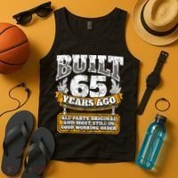 Funny 65th Birthday Shirt B-Day Gift Saying Age 65 Year Joke Tank Top thumb 4
