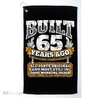 Funny 65th Birthday Shirt B-Day Gift Saying Age 65 Year Joke Golf Towel thumb 0