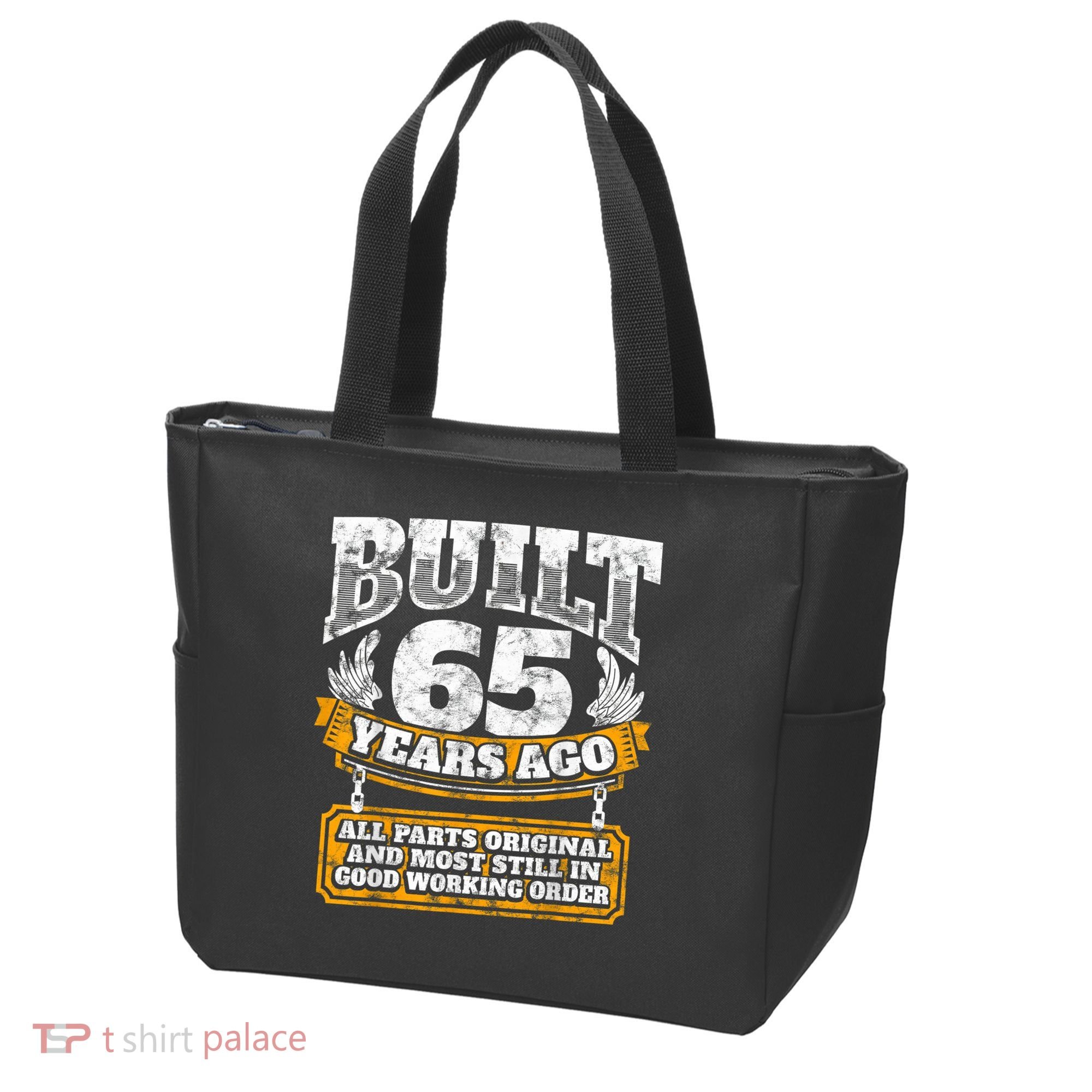 Funny 65th Birthday Shirt B-Day Gift Saying Age 65 Year Joke Tote Bag