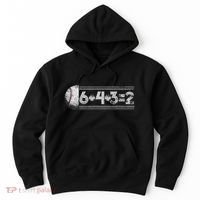 Funny 6+4+3=2 Baseball Hoodie thumb 0